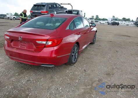 2021 Honda Accord Ex-L из США, поврежденный, VIN 1HGCV1F58MA048841